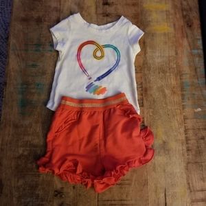 🖍💗 Crayon Tee + Shorts Set 💗🖍